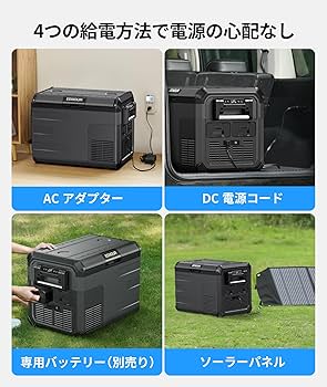 【未使用級✨美品】EENOUR D35 車載冷蔵庫AC/DC ポータブル Amazon.co.jp: EENOUR 車載冷蔵庫 D35 35L -20℃～10℃ バッテリー
